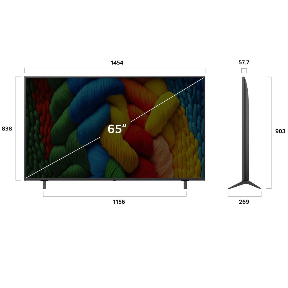 LED телевизор LG 65NANO80A6B - фото 6