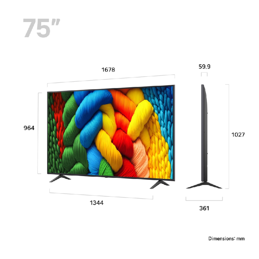 LED-телевизор LG 75NANO80A6B - фото 4
