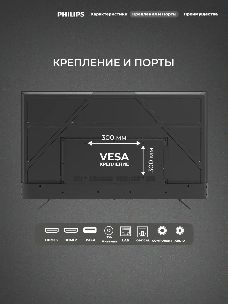 QLED TV Philips 75PQT8169/98 - фото 4