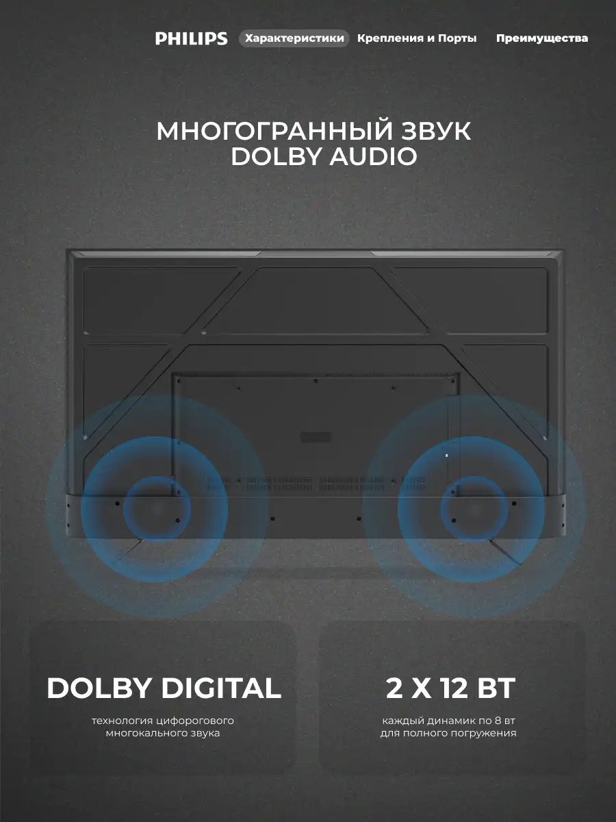 QLED TV Philips 75PQT8169/98 - фото 10