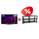 Комплект LED телевизор Haier 55 Smart TV AX Pro + ТВ тумба ARG TP2001M 50″ 