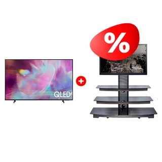 Жиынтық QLED Samsung теледидары QE85Q60AAUXCE + Mart сөресі Верона 65″ 