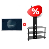 Комплект QLED телевизор Samsung The Serif QE55LS01BAUXCE + ТВ тумба ARG TP2003S 47″ 