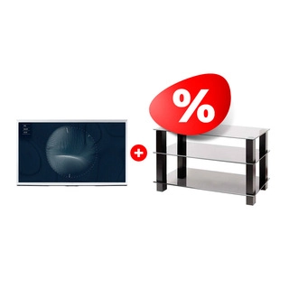 Комплект QLED телевизор Samsung The Serif QE55LS01BAUXCE + ТВ тумба Mart Эдельвейс 42″ 