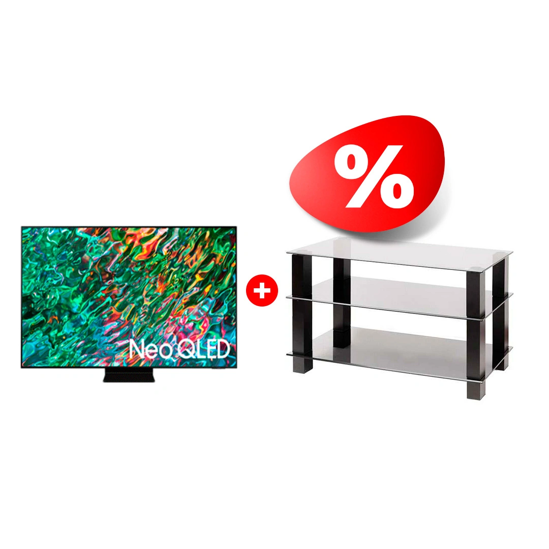 Комплект Neo QLED телевизор Samsung QE75QN90BAUXCE + ТВ тумба Mart Эдельвейс 42″ 
