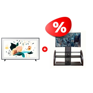 Комплект QLED телевизор Samsung The Frame TV  QE65LS03AAUXCE + ТВ тумба Mart Каскад 65″