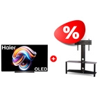 Комплект OLED телевизор Haier 65 S9 Pro + ТВ тумба Mart Аврора 42″