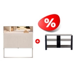 Жиынтық LG Lifestyle Easel теледидары 65ART90E6QA + Mart сөресі Рим 46″ 