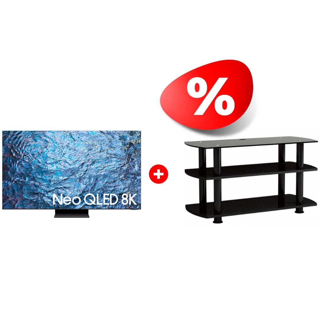 Жиынтық Neo QLED 8К Samsung теледидары QE75QN900CUXCE + ARG сөресі T3005 50″ 