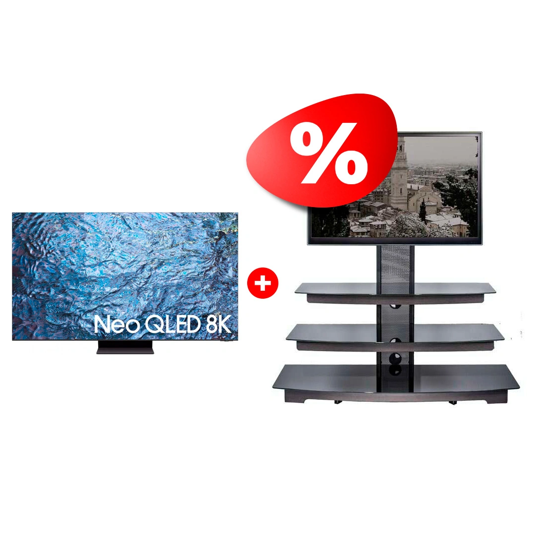 Комплект Neo QLED 8K телевизор Samsung + ТВ тумба Mart QE65QN900CUXCE + Верона 65″