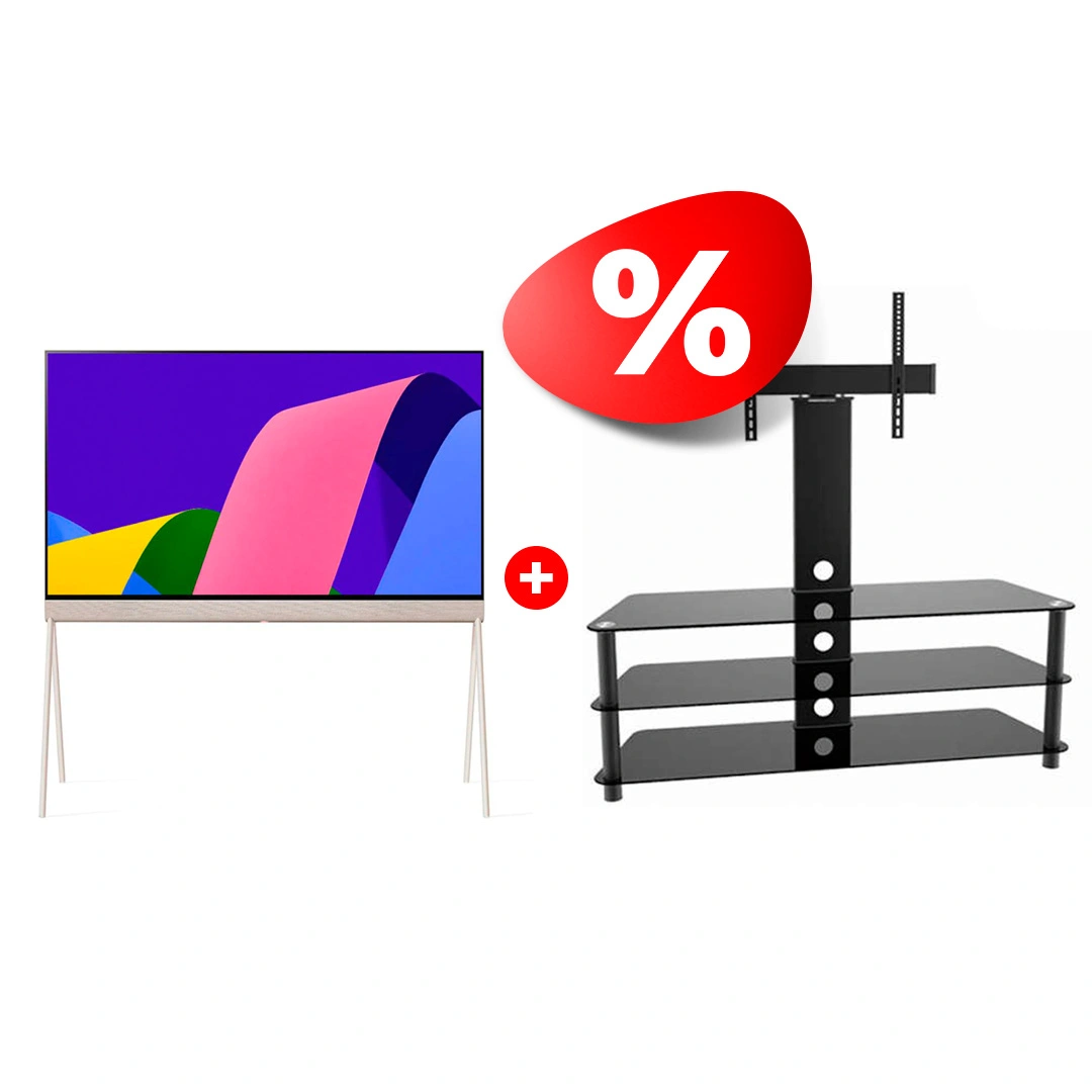 Комплект OLED телевизор LG + ТВ тумба ARG Lifestyle Pose 55LX1Q6LA + TP2003L 60″