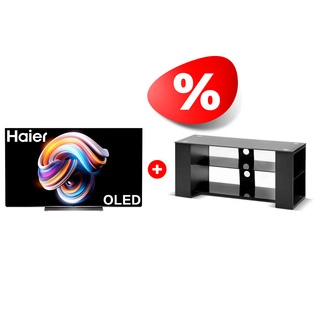 Жиынтық OLED теледидары Haier 65 S9 Pro + Mart сөресі Готика 42″ 