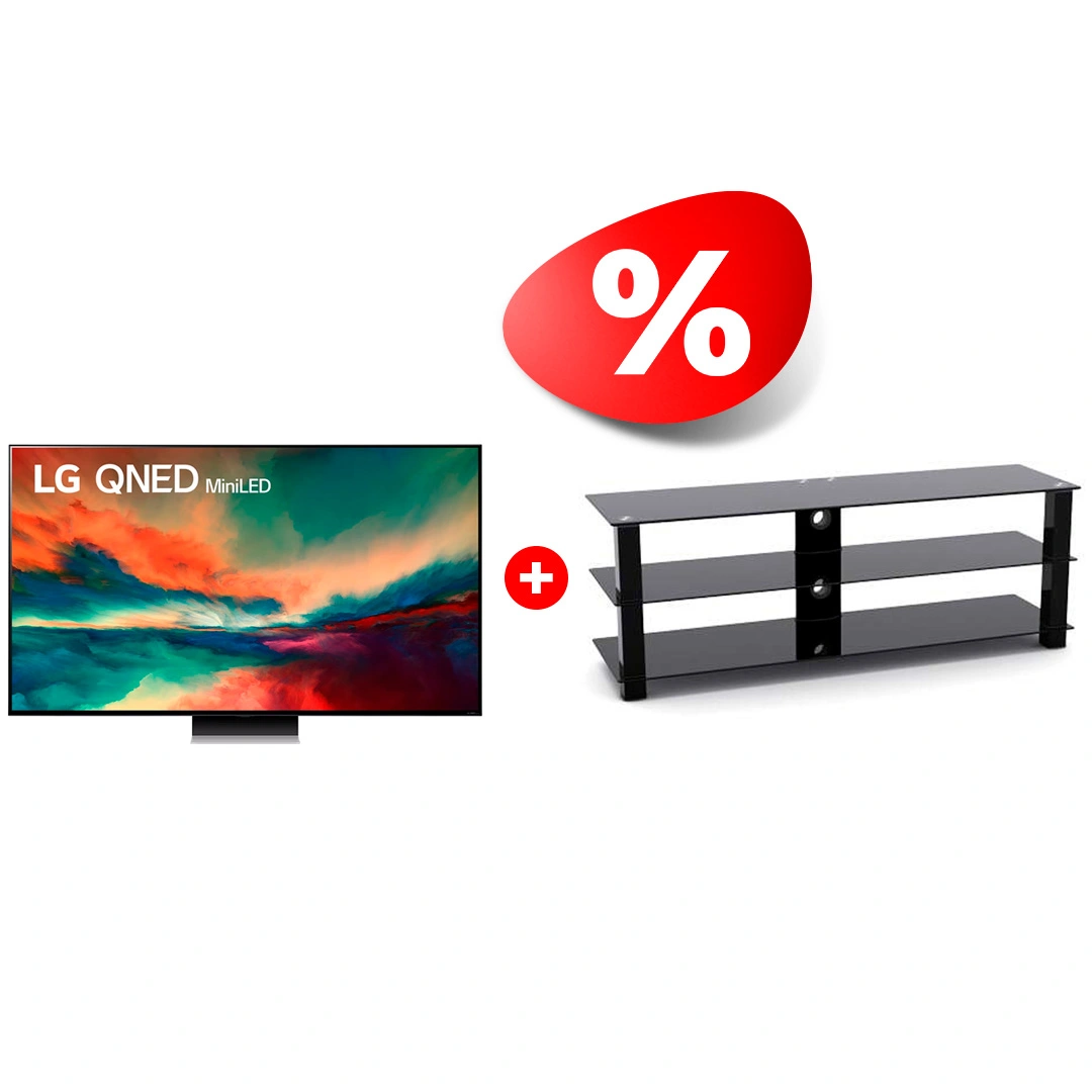 Комплект QNED телевизор LG + ТВ тумба ARG 55QNED876RA + T4004XL