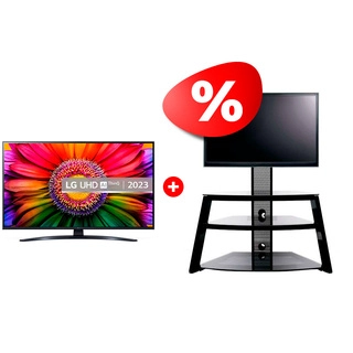 Жиынтық  LG LED теледидары 65UR81006LJ + Mart сөресі Кристалл К 65″ 