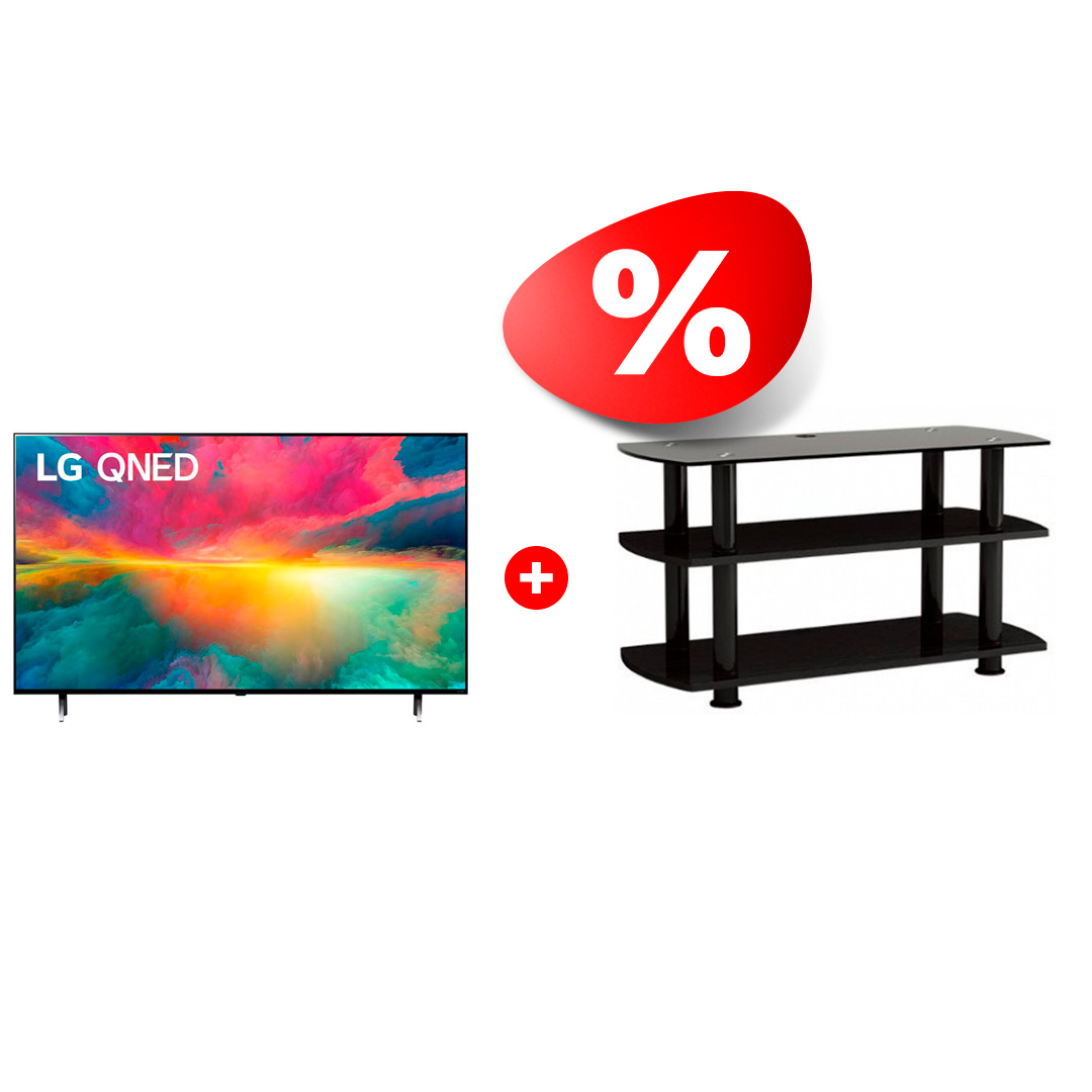 Комплект QNED телевизор LG + ТВ тумба Elenberg 65QNED756RA + T3005 - фото 2