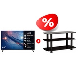 Жиынтық ARG LED теледидары A65U1C6 + ARG сөресі T3005 50″ 