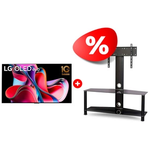 Комплект OLED телевизор LG + ТВ тумба Mart OLED65G3RLA + Аврора 42″
