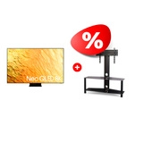 Жиынтық Neo LED Samsung теледидары QE75QN800BUXCE + Mart сөресі Аврора 42″ 