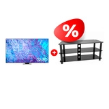 Жиынтық QLED Samsung теледидары QE98Q80CAUXCE + ARG сөресі TP2001M 50″ 