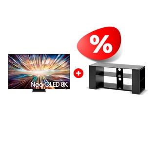 Комплект Neo QLED телевизор Samsung  8K QE65QN800DUXCE + ТВ тумба Mart Готика 42″ 