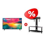 Жиынтық LG QNED теледидары 55QNED756RA + Mart сөресі Аврора 42″ 