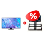 Жиынтық QLED Samsung теледидары QE65Q80CAUXCE + Mart сөресі Каскад 65″ 