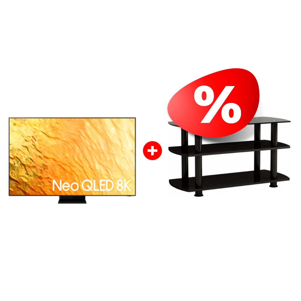 Жиынтық Neo LED Samsung теледидары QE75QN800BUXCE + ARG сөресі T3005 50″ 
