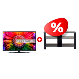 Комплект LED телевизор LG 65UR81006LJ + ТВ тумба Mart Рим 46″ 