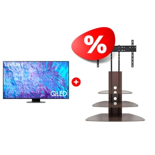 Жиынтық QLED Samsung теледидары QE65Q80CAUXCE + Mart сөресі Плаза-Консоль 50″ 