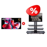 Комплект OLED телевизор LG OLED65G3RLA + ТВ тумба Mart Верона 65″ 