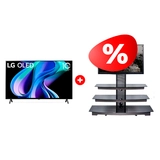 Жиынтық LG OLED теледидары  OLED55A3RLA + Mart сөресі Верона 65″ 