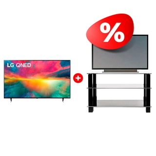 Жиынтық LG QNED теледидары 75QNED756RA + Mart сөресі Эдельвейс 42″ 