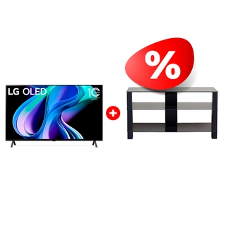 Комплект OLED телевизор LG OLED65A3RLA + ТВ тумба Mart Рим 46″ 