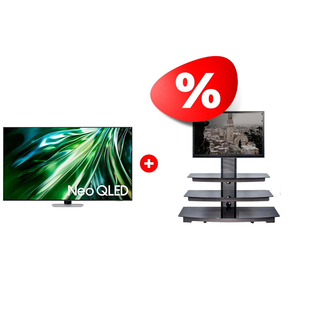 Жиынтық Neo QLED телевизор Samsung QE65QN90DAUXCE + Mart сөресі Верона 65″ 