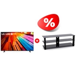 Жиынтық LG LED теледидары 55UT80006LA + ARG сөресі T4004XL 