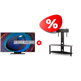 Жиынтық  LG LED теледидары 55UR91006LA + Mart сөресі Аврора 42″ 