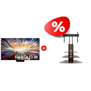 Комплект Neo QLED телевизор Samsung 8K QE75QN800DUXCE + ТВ тумба Mart Плаза-Консоль 50″