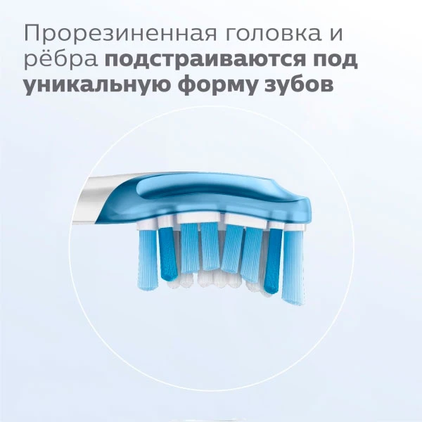 Стандартные насадки для звуковой зубной щетки Philips Sonicare Premium Plaque Defence HX9042/17 2шт HX9042/17 - фото 3