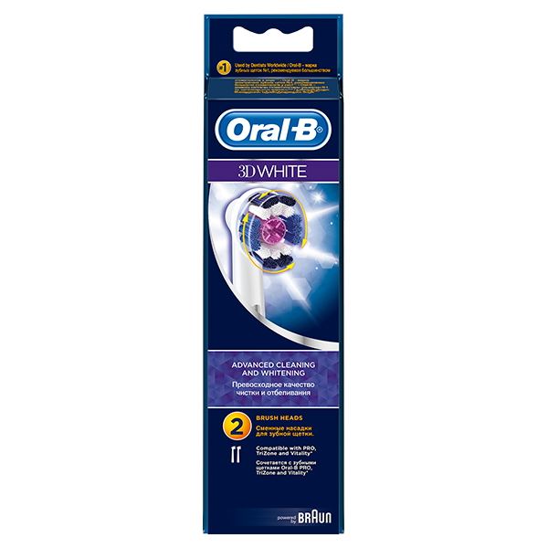 Насадки для зубной щетки Oral-B 3D White BR EB 18-2 MN