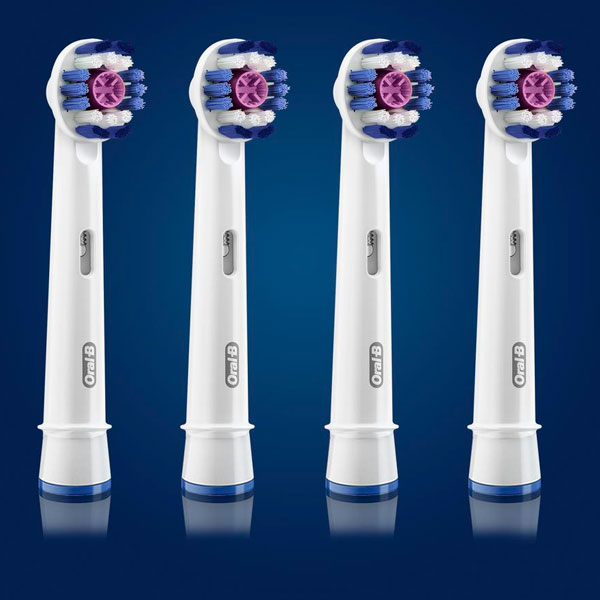 Насадки для зубной щетки Oral-B 3D White CleanMaximiser EB18pRB 4шт