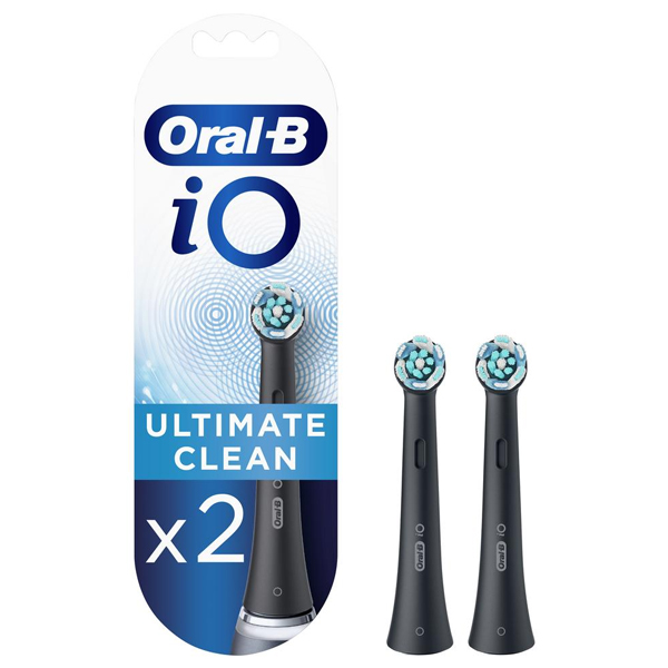 Насадки для электрической зубной щетки Oral-B iO Ultimate Clean Black для тщательного удаления налета