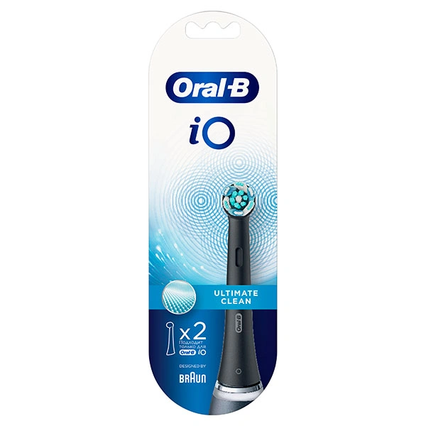 Насадки для электрической зубной щетки Oral-B iO Ultimate Clean Black для тщательного удаления налета - фото 9