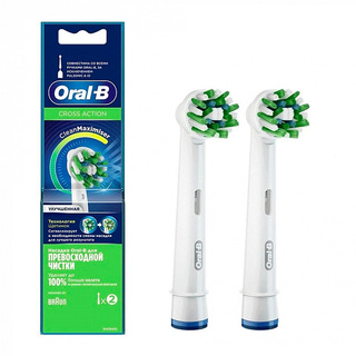 Насадка для электрической зубной щетки Oral-B CrossAction EB50RB 2шт