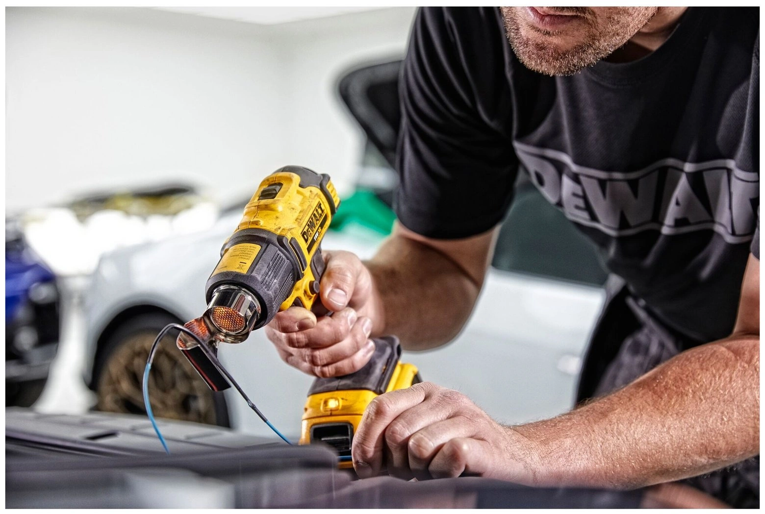 Фен строительный DeWALT DCE530N  - фото 7