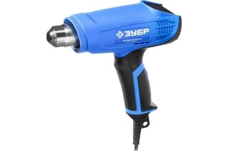 Строительный фен Зубр ФТ-П1600 синий 