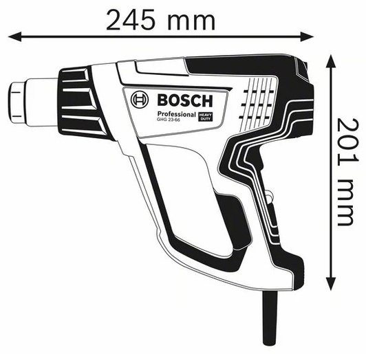 Фен строительный Bosch Professional GHG 23-66  - фото 9