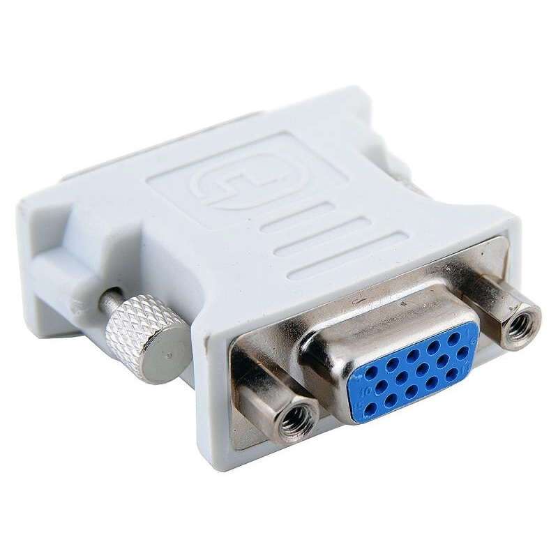Переходник DVI-VGA Gembird A-DVI-VGA 29M/15F,пакет