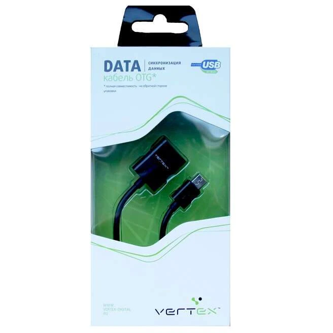 Кабель для передачи данных Vertex OTG micro USB - USB