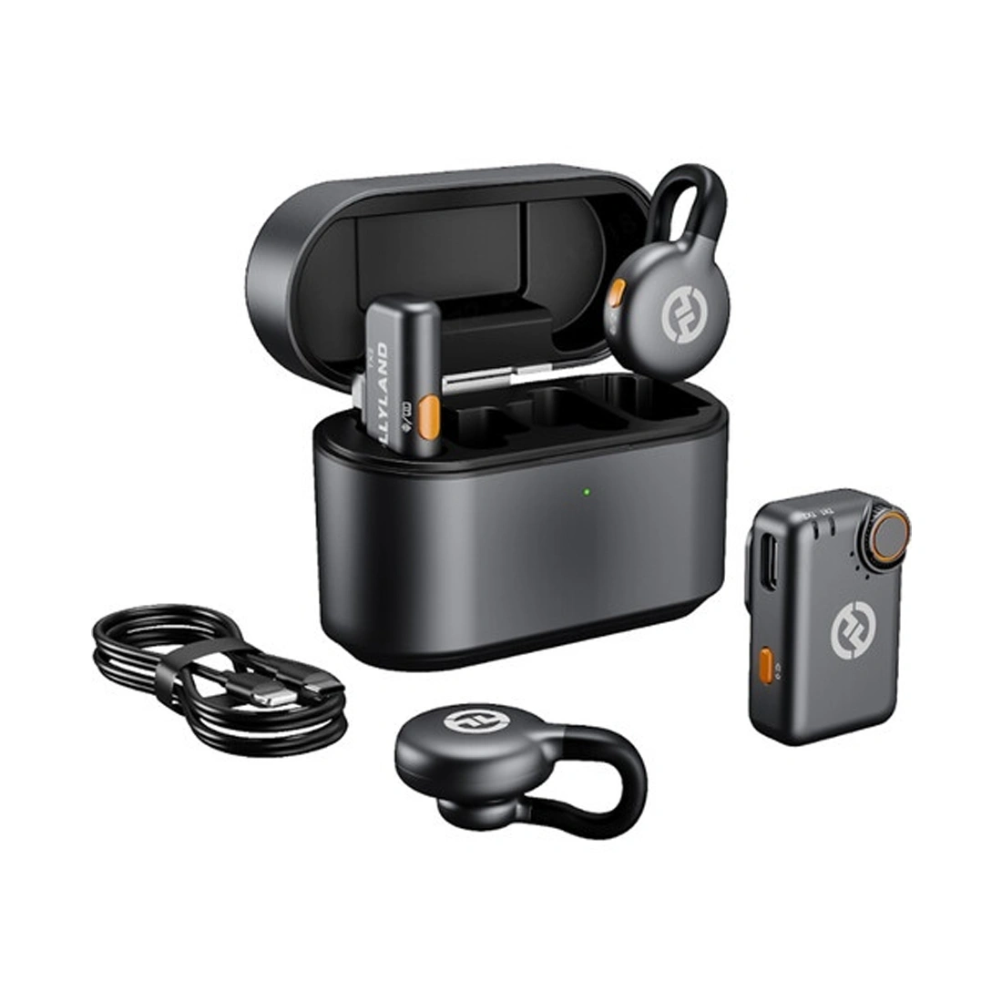 Петличный микрофон Hollyland Lark M2S Combo Черный 