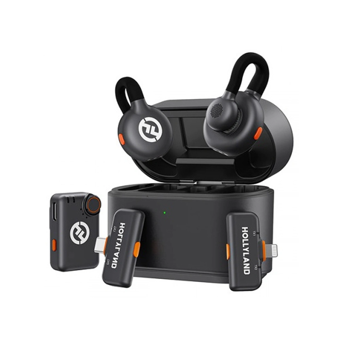 Петличный микрофон Hollyland Lark M2S Ultimate Combo Черный M2SUC